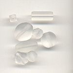 European Glass Beads - Crystal Frost