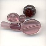 European Glass Beads - Purple