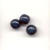 Wooden Beads, 8mm, Sea Blue