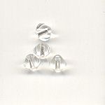 6mm glass bicone - Crystal