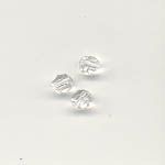 Cut Glass Beads, Round, 4mm - Crystal