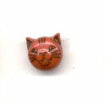 Plastic cat face beads