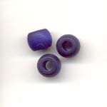 7x8mm Small wooden pony beads - Royal blue