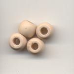 7x8mm Small wooden pony beads - Natural
