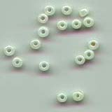 Lustre glass beads - 10mm - Crystal