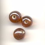 Lustre glass beads - 10mm - Topaz