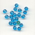 4mm Pressed Glass Beads - Turquoise