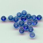 Transparent pony beads - 4mm