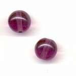 Round pressed glass beads - 10mm