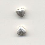 Small heart bright silver