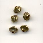 6mm mushroom antique gold