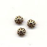 Corrugated flower - Antique gold