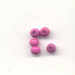 4mm Round wooden beads - Lilac