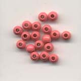 4mm Round wooden beads - Dusty Pink