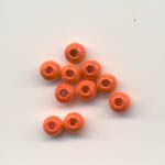 4mm Round wooden beads - Tangerine
