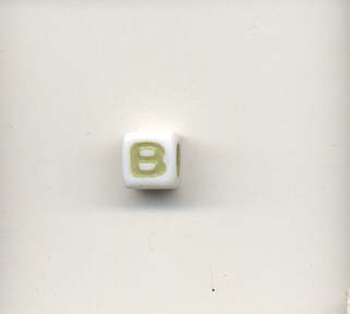 Alphabet beads - Letter B