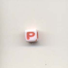 Alphabet beads - Letter P