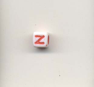 White pastel cubes - 6mm