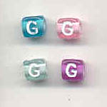 Alphabet beads - Letter G