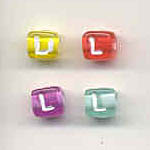 Alphabet beads - Letter L