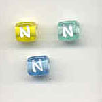 Alphabet beads - Letter N