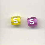 Alphabet beads - Letter S