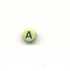 Alphabet beads - Letter A