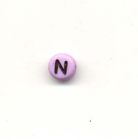 Alphabet beads - Letter N