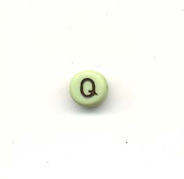 Alphabet beads - Letter Q