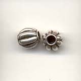 10mm metallised plastic melon - Silver