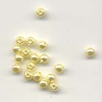 Round Pearls - 3mm - Lemon
