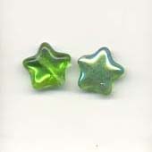 Glass star beads