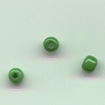 Green opaque pony beads