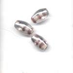 Oval decorated lamp beads