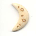 20x28mm moon shaped bone disc