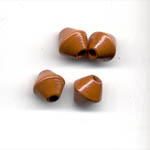 Perles Bois Fantaisies - 8mm - Marron