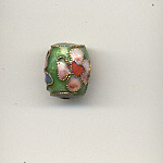 10mm tubular enamel beads