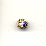 8mm round enamel beads