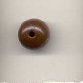 Wooden Beads, 15mm, Brown