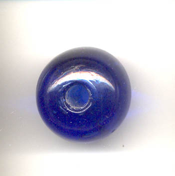 Large spherical glass bead - Light Royal