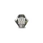 4mm Cut Glass Beads - Black Diamond