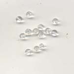Semi-precious beads - 4mm Round crystal
