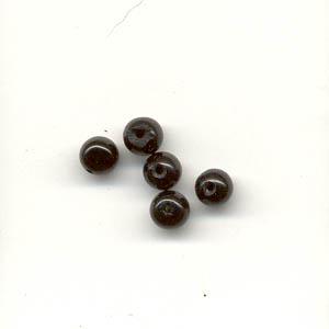 Semi-precious beads - 4mm Round black onyx
