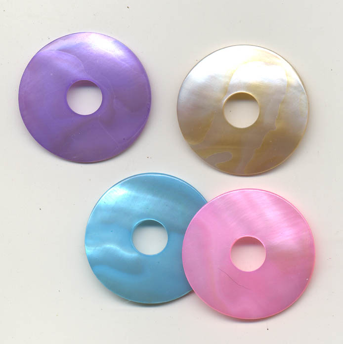 Pearl donut beads