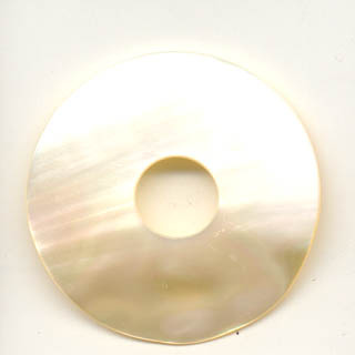 30mm pearl shell donut - pearl