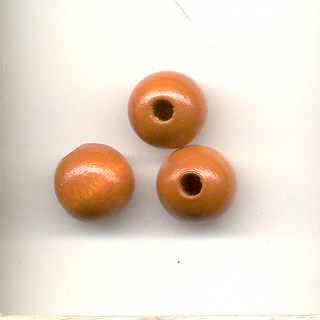 Wooden Beads, 10mm, Chestnut