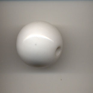 Wooden Beads, 20mm, white- Large hole