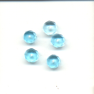Novelty Spacer beads - Aqua