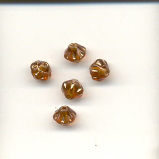 Novelty Spacer beads - Topaz