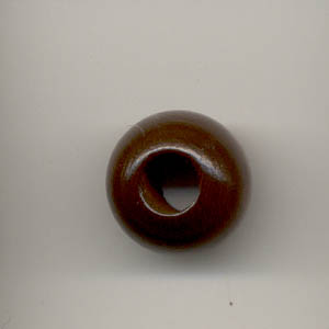 Wooden Beads, 15mm, Brown